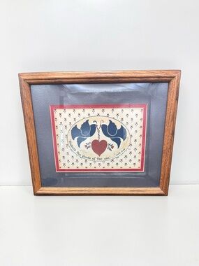 Vintage 1984 Sandi Gore Evans Signed Limited Edition #452/500 Framed Dutch Print